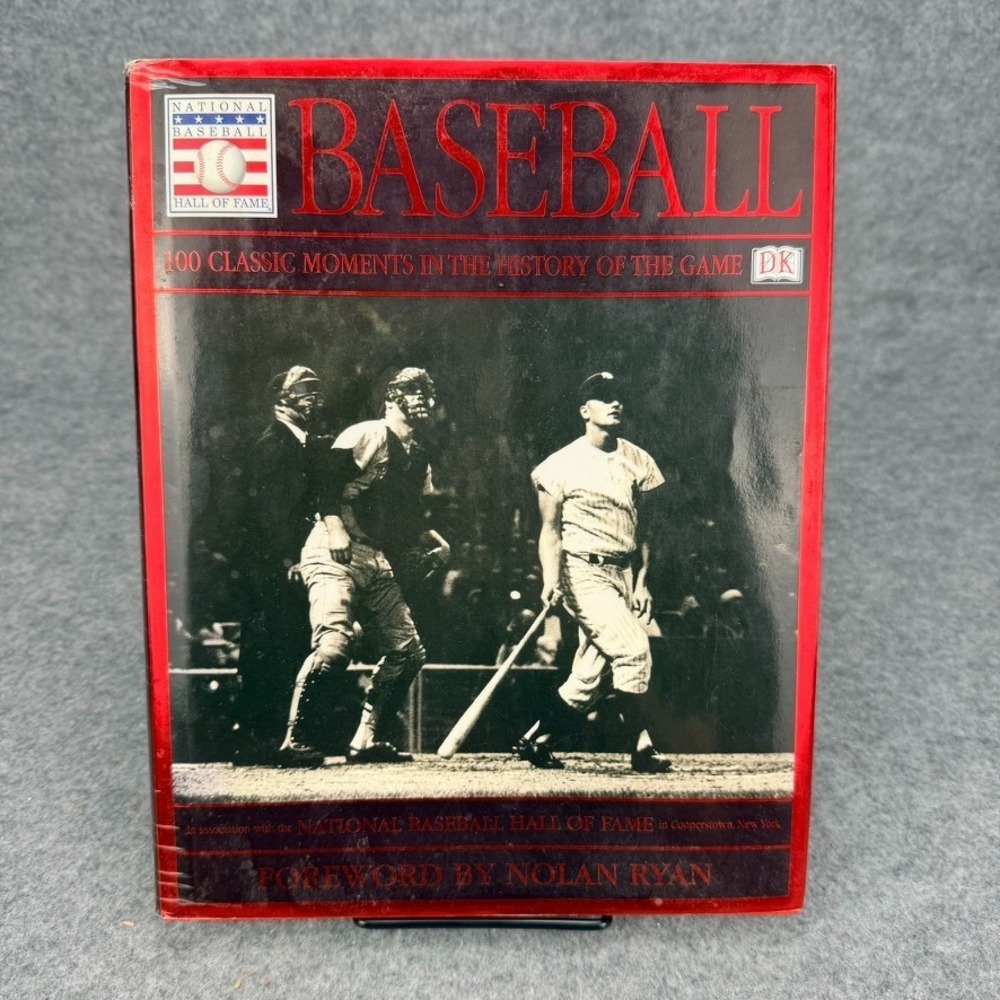 Baseball 100 Classic Moments History of the Game HC 2000 DK Hall of Fame Book
